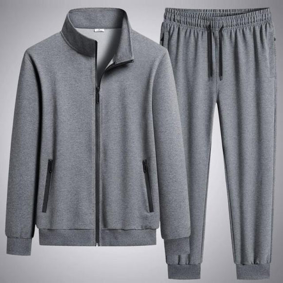 Large Size 8XL High Quality Men's Casual Sports Suit