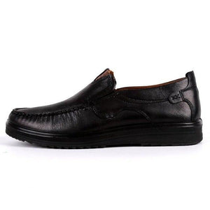 Men's Fashion Leather Slip On Casual Shoes