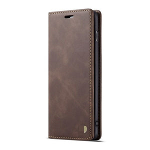 Case & Strap - Luxury Flip Retro Leather Card Holder Flip Cover Case For Samsung Note 10 pro S10 plus S10 lite S10 Note 9 8 S9 S8 Plus
