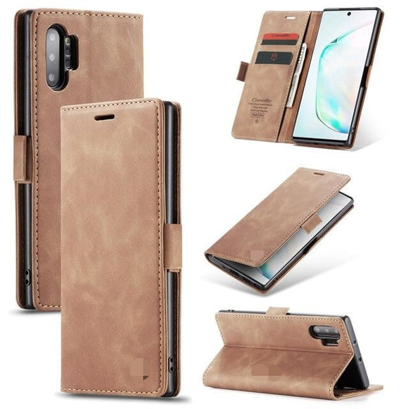 Luxury Flip Retro Leather Card Holder Flip Cover Case For Samsung Note 10 pro S10 plus S10 lite S10 Note 9 8 S9 S8 Plus