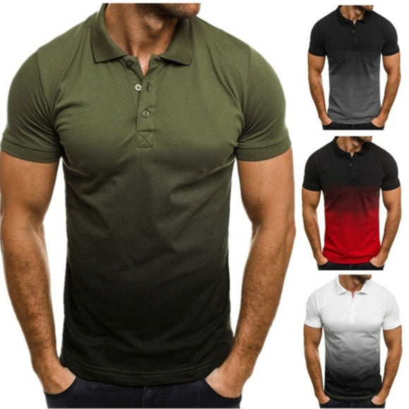 Men's Business Lapel Fashion T-Shirt