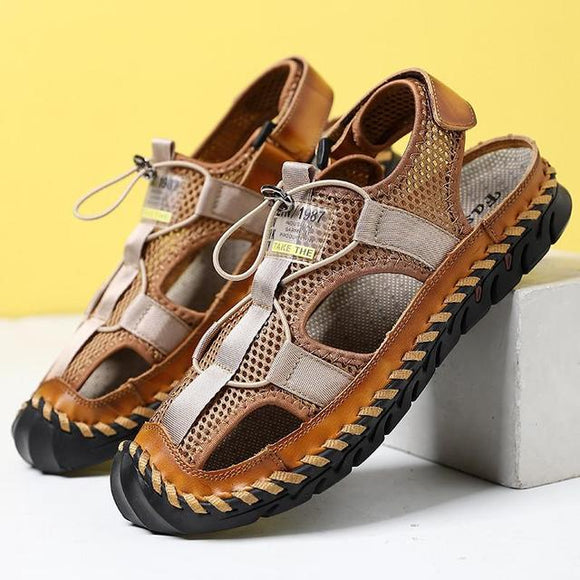 Men Outdoor Leather Sandals