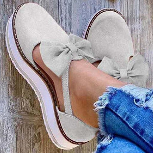 Woman Bow Comfy Casual Shoes