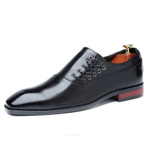Yokest New Fashion Classic Leather Business Dress Men Oxfords Shoes