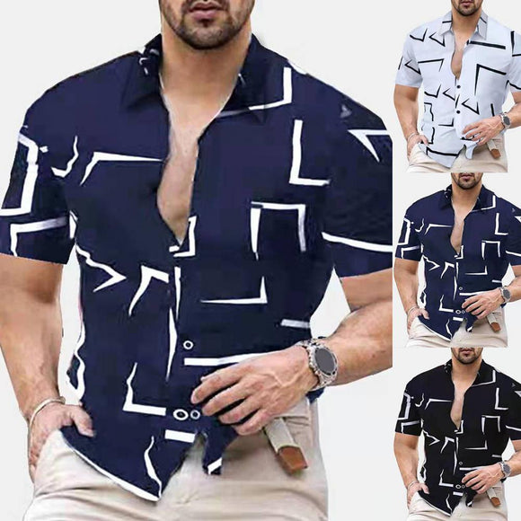 Men Short Sleeve Casual Shirts