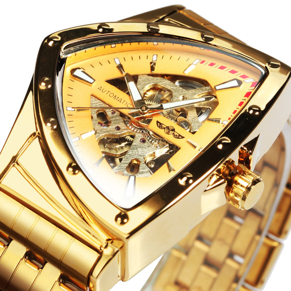 Luxury Triangle Skeleton Mechanical Watch