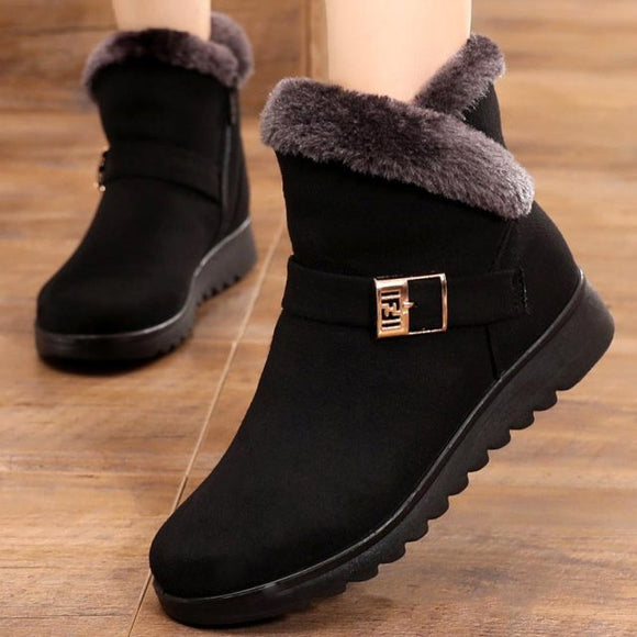 Women Thick Plush Warm Snow Boots
