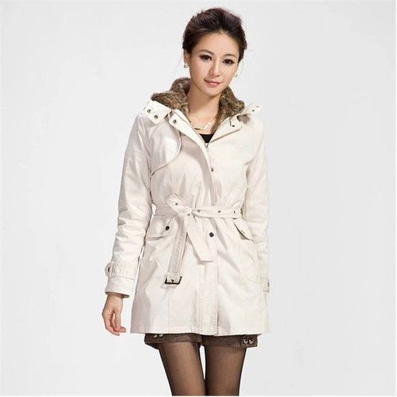 Winter Coat With Detachable Inner Liner Thickened