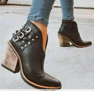 Women Vintage Ankle Boots