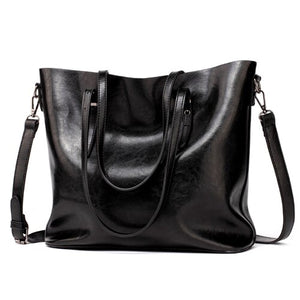 Women Leather Large Tote Bag