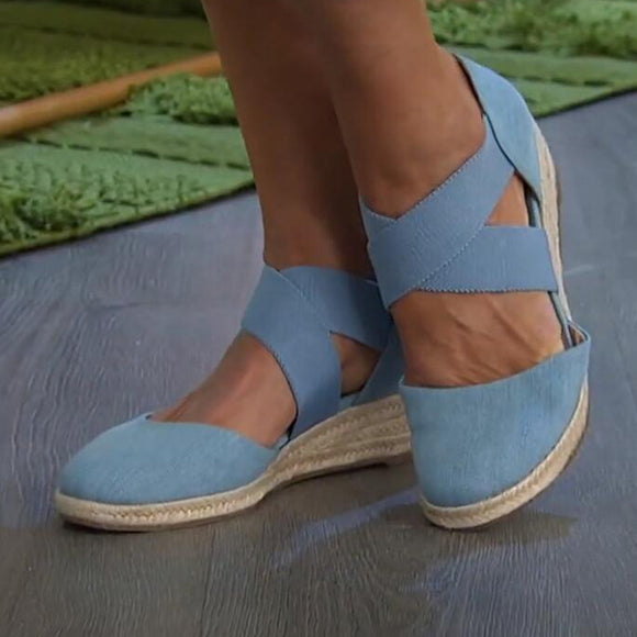 Women Fashion Espadrilles Wedge Sandal