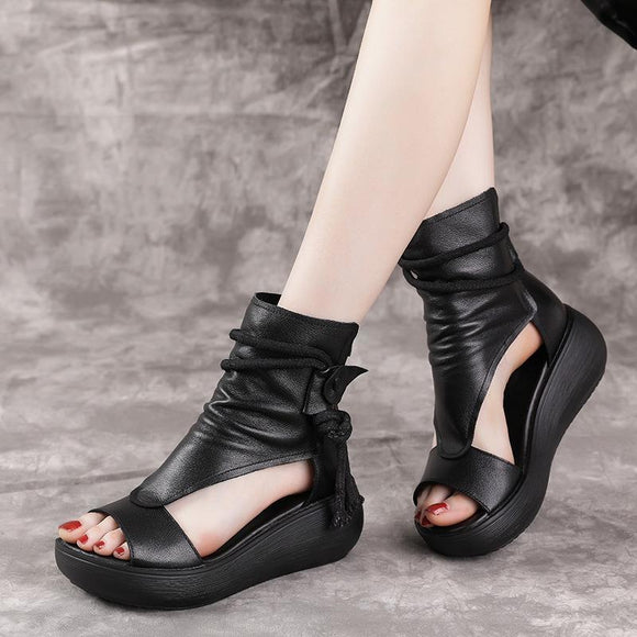 Sexy Women Leather Sandals