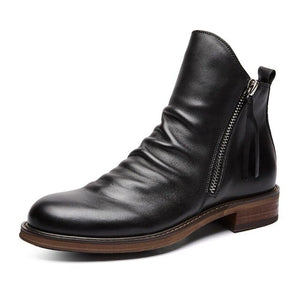 Mens Fashion High-top Leather Boots