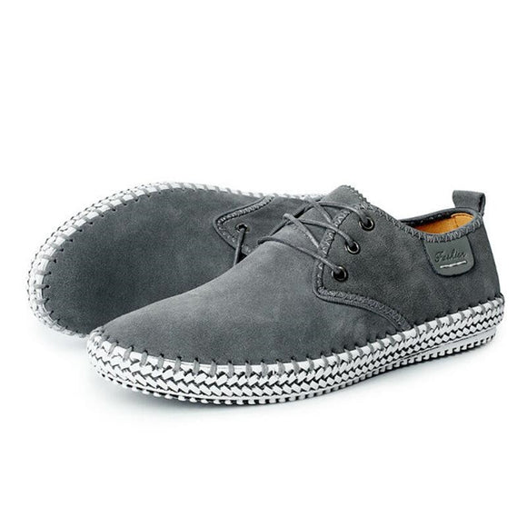 Genuine Suede Leather Mens Oxford Shoes