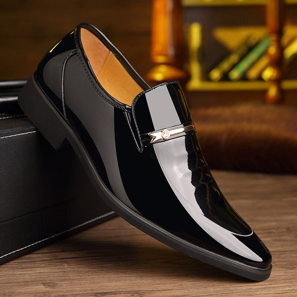 Men's Oxford Leather Breathable Dress Shoes