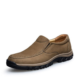 New Spring Autumn Genuine Leather Men Casual Shoes