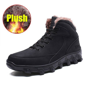 Shoes - Men High Quality Fashion Ankle Warm Snow Boots