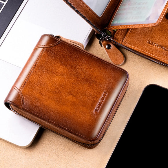 Fashion Genuine Leather Men's Wallet