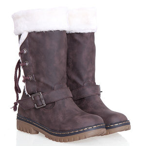 Boots - Outdoor Keep Warm Fur Boots Waterproof Women's Snow Boots (Buy 2 Get 5% off, 3 Get 10% off )